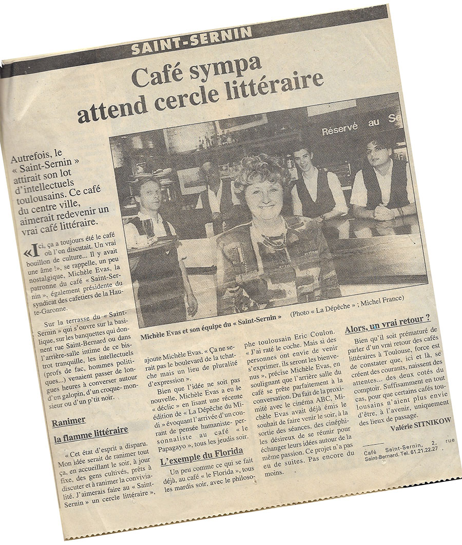 Article Cafe Saint Sernin
